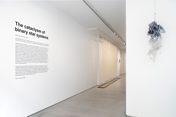 nunu fine art cataclysm of binary star systems group exhibition artworks art contemporary
