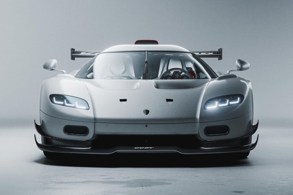 Koenigsegg CCGT1 hypercar with Ghost Fibre bodywork and active rear wing