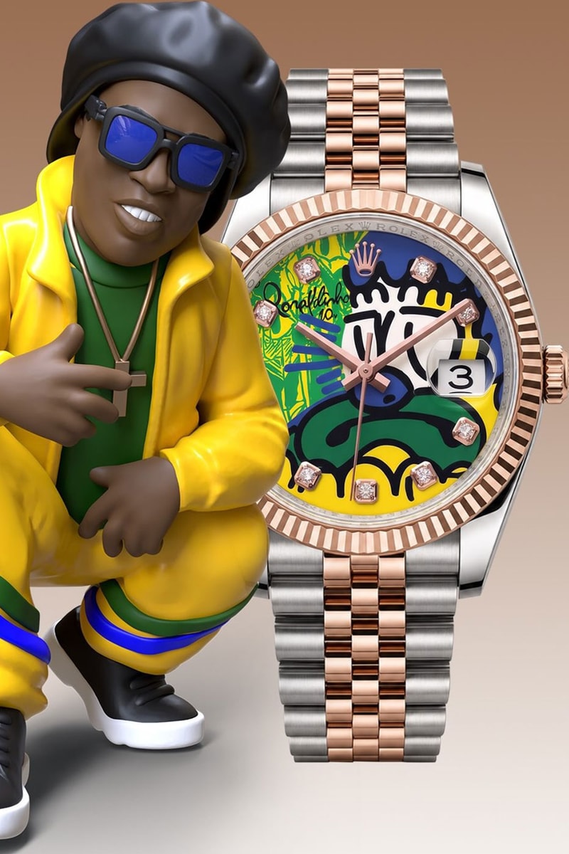 Olaolu Slawn Unveils "The Slawn x Rolex Multiverse" 12-Piece Custom Watch Collection Ronaldinho and Mario Balotelli, rap heavyweights Gunna and Lil Yachty, Corteiz founder Clint419, Fuckthepopulation founder Zac FTP, Japanese graphic designer Verdy, visual artist and photographer Gabriel Moses, artist Cedric Christie, nightlife operator David Grutman, and Nigerian skate collective Motherlan