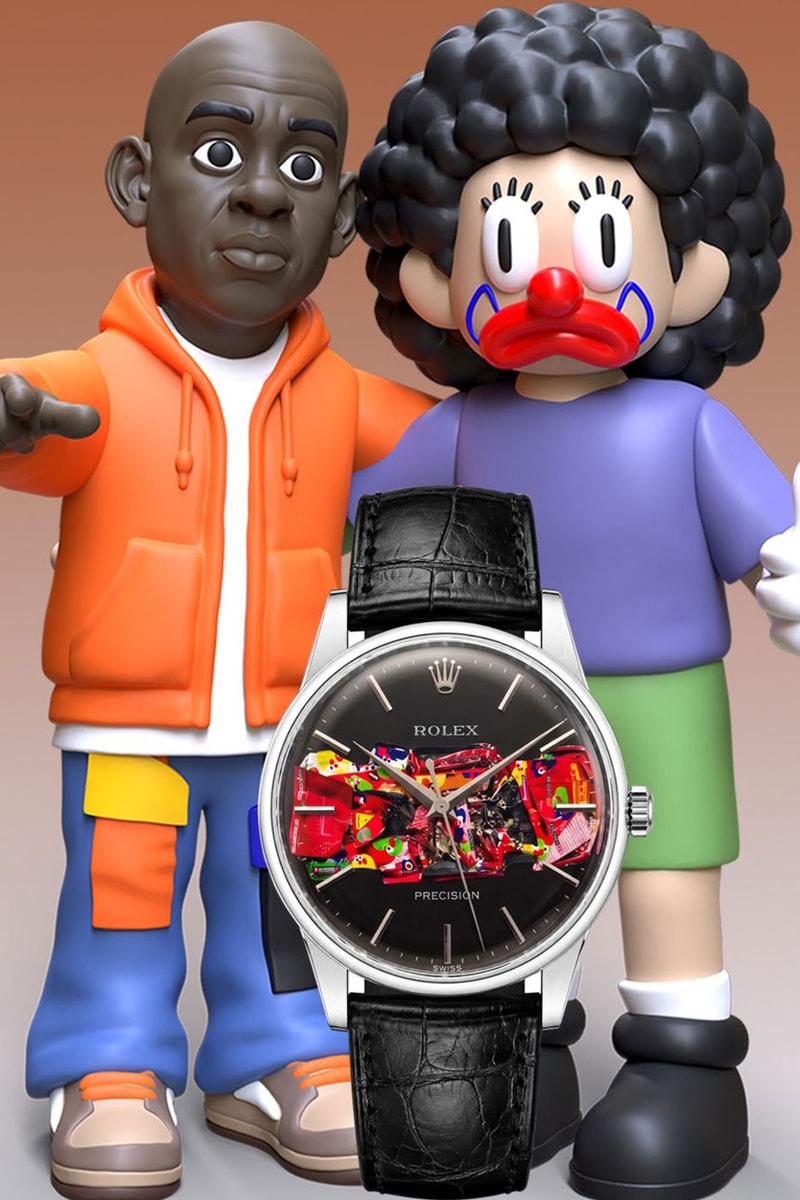 Olaolu Slawn Unveils "The Slawn x Rolex Multiverse" 12-Piece Custom Watch Collection Ronaldinho and Mario Balotelli, rap heavyweights Gunna and Lil Yachty, Corteiz founder Clint419, Fuckthepopulation founder Zac FTP, Japanese graphic designer Verdy, visual artist and photographer Gabriel Moses, artist Cedric Christie, nightlife operator David Grutman, and Nigerian skate collective Motherlan