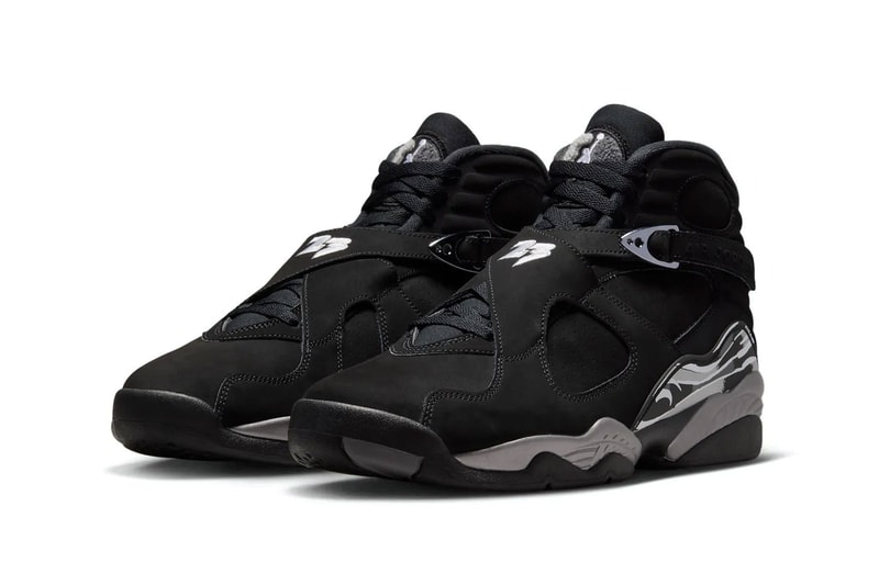 Air Jordan 8 "Chrome" Release Info Black 305381-007 official images Jordan Brand