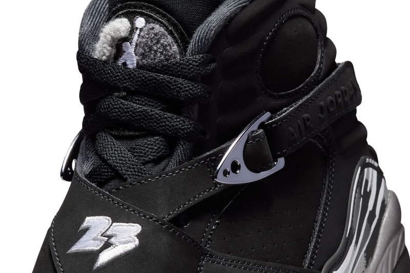 Air Jordan 8 "Chrome" Release Info Black 305381-007 official images Jordan Brand
