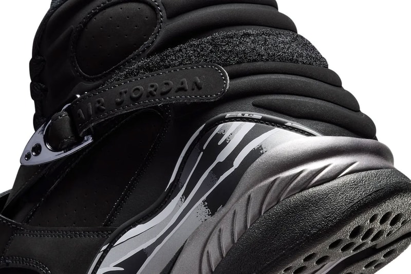 Air Jordan 8 "Chrome" Release Info Black 305381-007 official images Jordan Brand