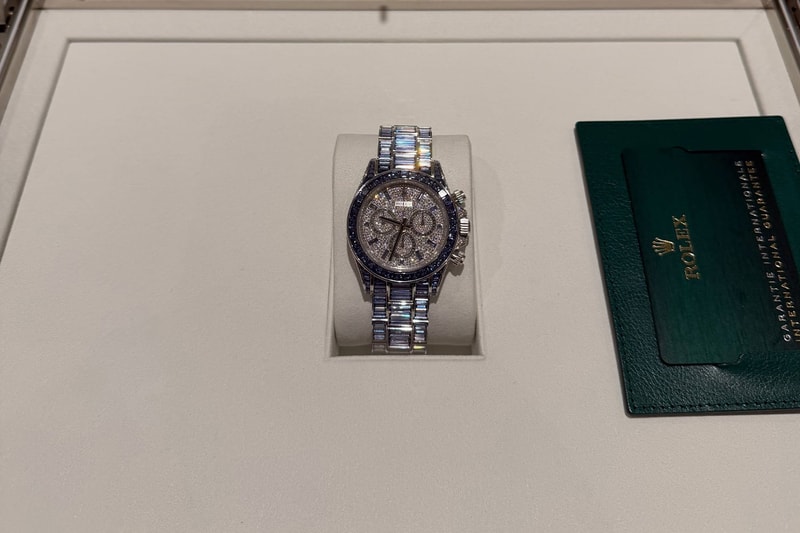 Rolex Gifts Drake a One-of-One Custom “Ice Gradient” Daytona Rolex Oyster Perpetual Cosmograph Daytona