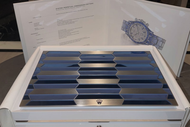 Rolex Gifts Drake a One-of-One Custom “Ice Gradient” Daytona Rolex Oyster Perpetual Cosmograph Daytona