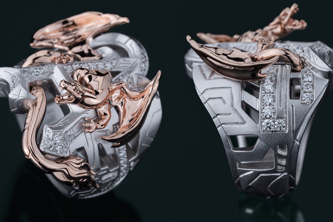 Artist Philip Gefaell Crafts Custom 18K Gold Ash Charizard Ring for Pokémon's 30th Anniversary