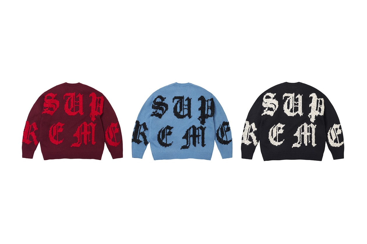 Supreme Fall/Winter 2026 Collection Lookbook Full Lineup Release Info