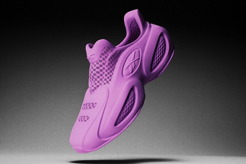 Reebok and Zellerfeld Unveil the 3D-Printed Question 96/26 collaboration lilac stone dual