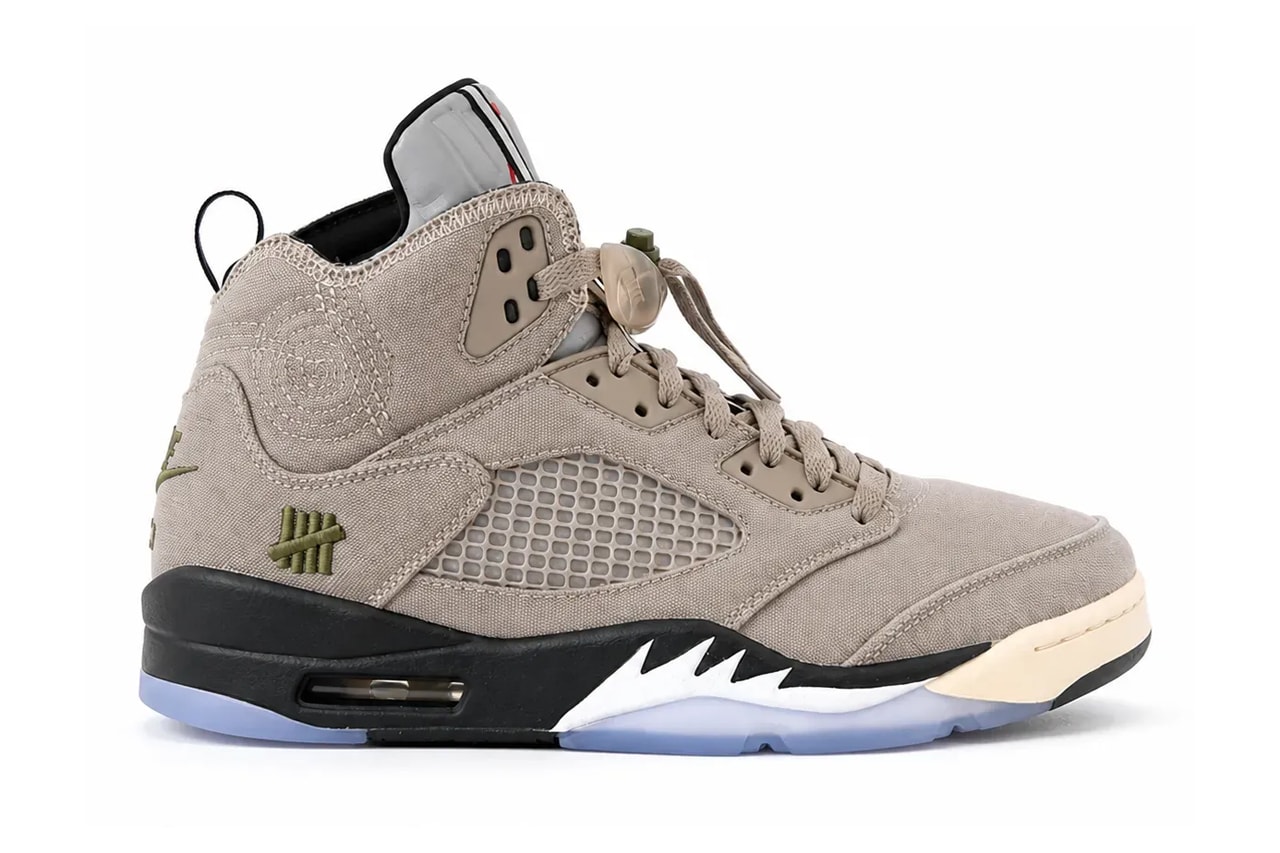 UNDEFEATED x Air Jordan 5 "Moon Fossil" Release Date