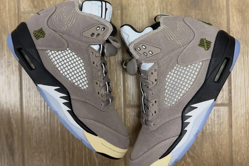 UNDEFEATED x Air Jordan 5 "Moon Fossil" Release Date