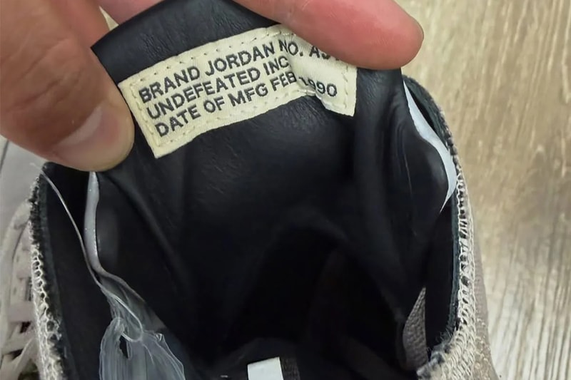 UNDEFEATED x Air Jordan 5 "Moon Fossil" Release Date