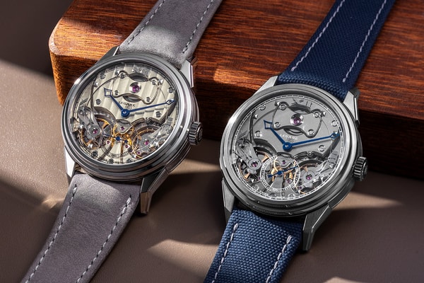 LEGARE Chapter I LC1-AGP01-A Inverted Ti5 – Elegant LC1-AGP01-B Inverted Ti5 – Darth Wei Koh Guillaume Tetu Albert-Gustave Piguet 1932 double-balance pocket watch inspiration