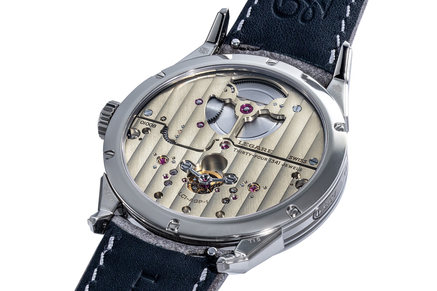 LEGARE Chapter I LC1-AGP01-A Inverted Ti5 – Elegant LC1-AGP01-B Inverted Ti5 – Darth Wei Koh Guillaume Tetu Albert-Gustave Piguet 1932 double-balance pocket watch inspiration