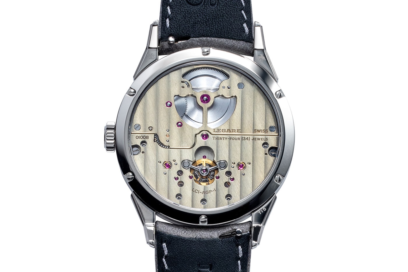 LEGARE Chapter I LC1-AGP01-A Inverted Ti5 – Elegant LC1-AGP01-B Inverted Ti5 – Darth Wei Koh Guillaume Tetu Albert-Gustave Piguet 1932 double-balance pocket watch inspiration