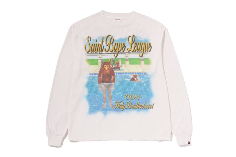 BAPE and ©SAINT Mxxxxxx Serve Up Aged Streetwear and Can Stools