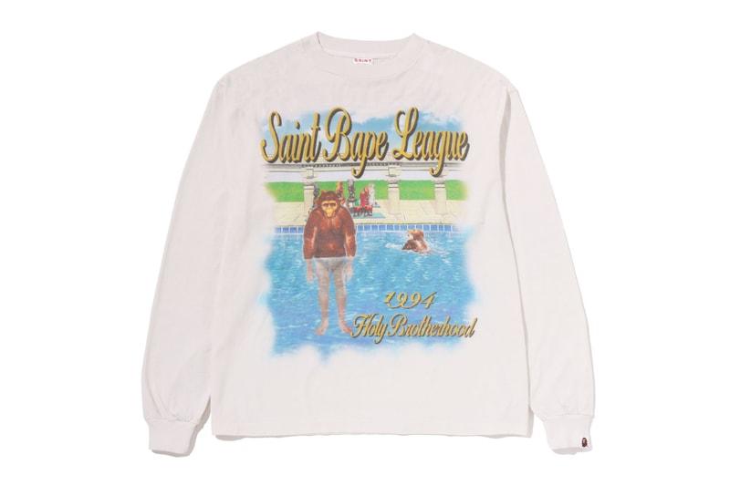 BAPE and ©SAINT Mxxxxxx Serve Up Aged Streetwear and Can Stools