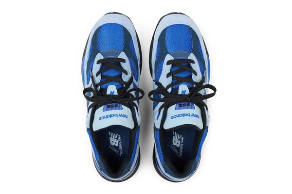 New Balance U992AR "Light Arctic Grey/Black/Blue Gemstone"