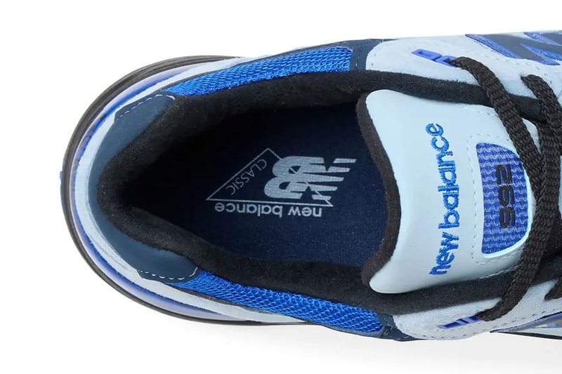 New Balance U992AR "Light Arctic Grey/Black/Blue Gemstone"
