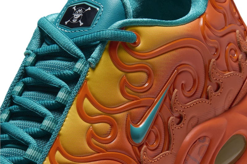 Nike Unveils Official 'One Piece' Footwear and Apparel Collection Nike Air Max Plus collaboration devil fruits manga anime