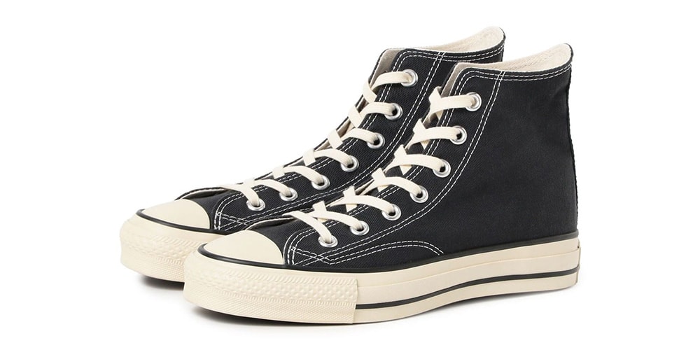 Converse Washes the ALL STAR Back to 1976 for BEAMS’ 50th Anniversary in "Faded Black"