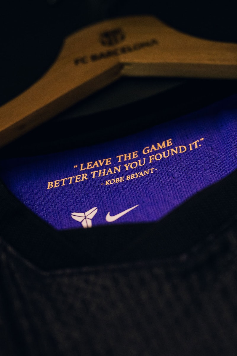 FC Barcelona Debuts Kobe Bryant-Inspired "Barça Mamba" Away Kit black mamba lamine yamal