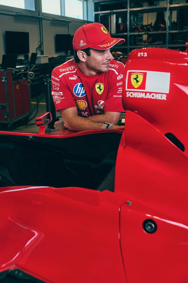 puma scuderia ferrari michael schumacher monza collection red motorsport grand prix jacket replica t-shirt speedcat proformula 1 lewis hamilton charles leclerc 
