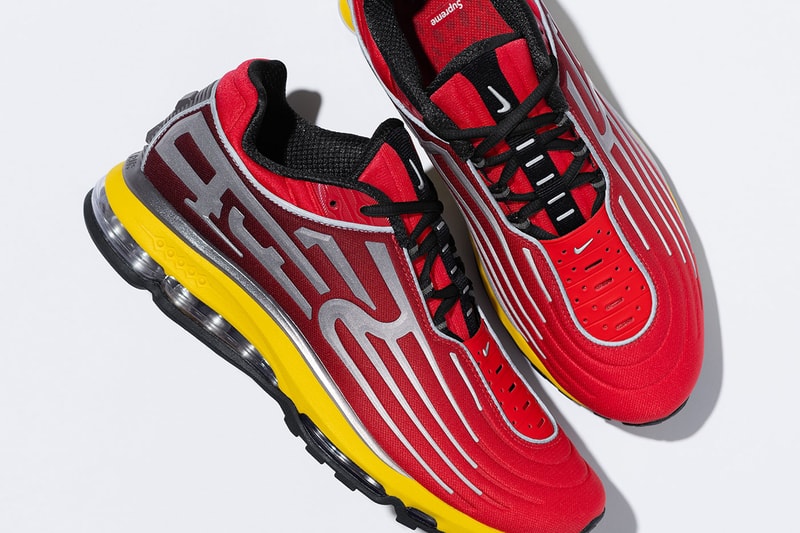 Supreme and Nike Unveil the Air Max 2001 Air Ecstasy Collaboration collaboration release info three colorways