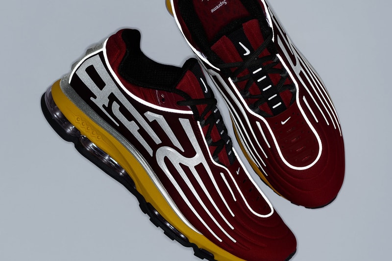 Supreme and Nike Unveil the Air Max 2001 Air Ecstasy Collaboration collaboration release info three colorways
