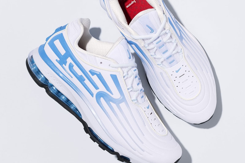 Supreme and Nike Unveil the Air Max 2001 Air Ecstasy Collaboration collaboration release info three colorways