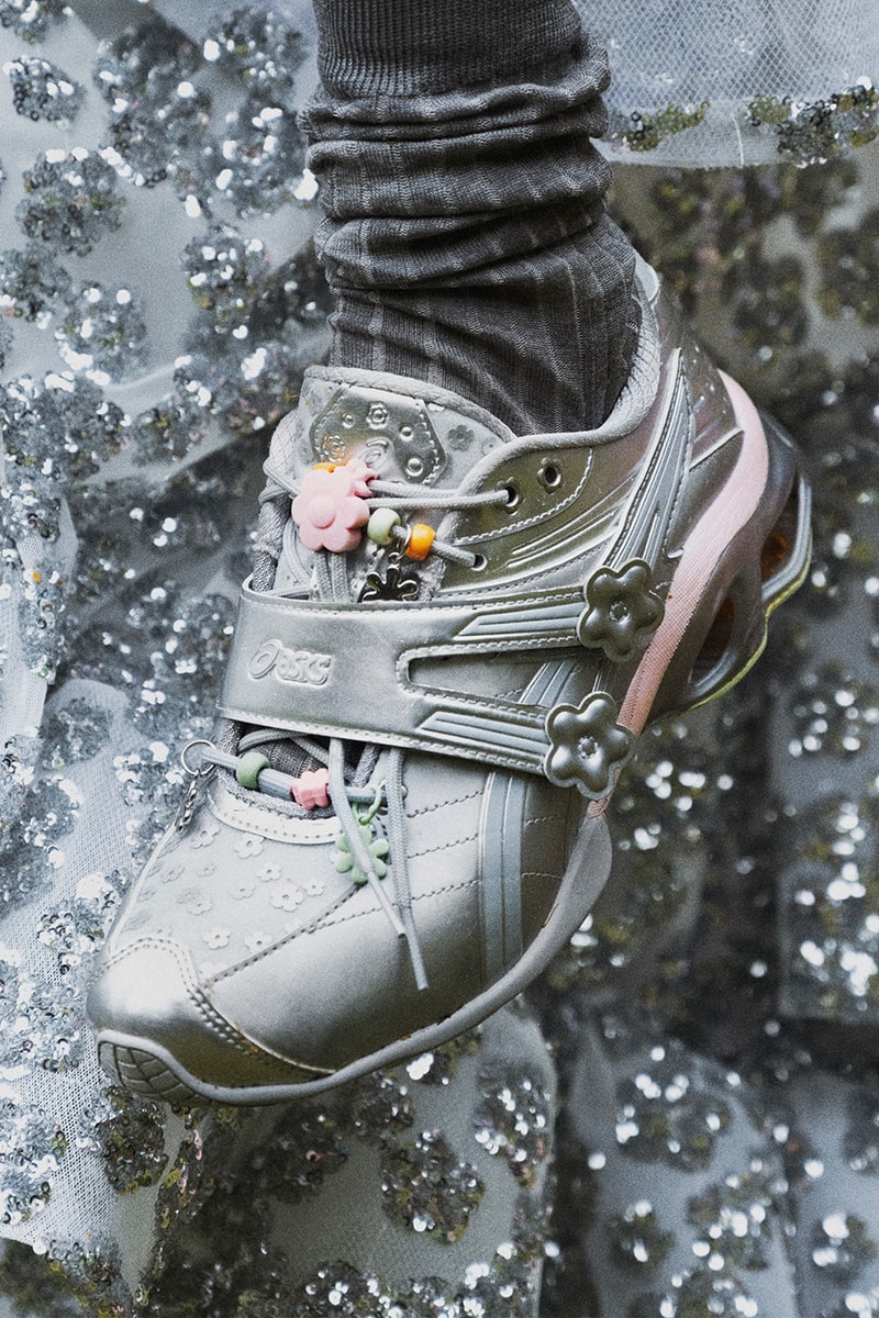 Cecilie Bahnsen ASICS GEL-KINETIC FR Sneaker Piedmont Gray Black Coffee Collaboration Campaign Release Info
