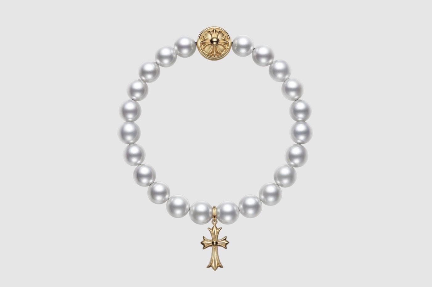 Chrome Hearts and Mikimoto Tease Closer Look at the Collaborative Gold Pearl Jewelry Collection