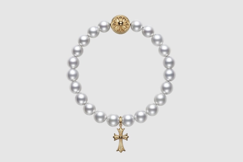 Chrome Hearts and Mikimoto Tease Closer Look at the Collaborative Gold Pearl Jewelry Collection