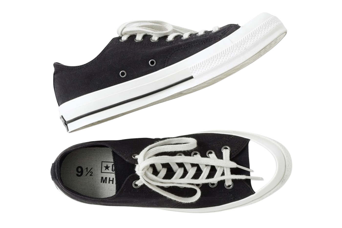 Converse MHL. Margaret Howell All Star LGCY OX Light Green Black Release Info