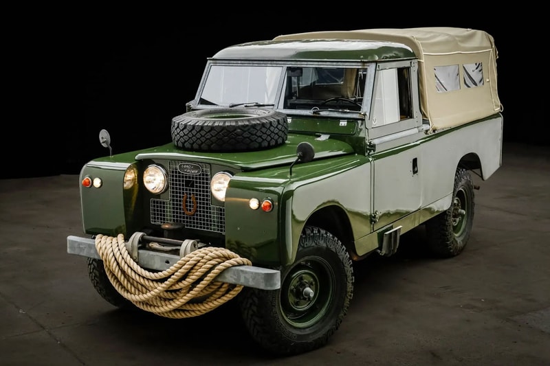 Daniel Craig and Rachel Weisz Want You to Own Their Rare 1959 Land Rover 109 Series II Pickup auction block bring a trailer