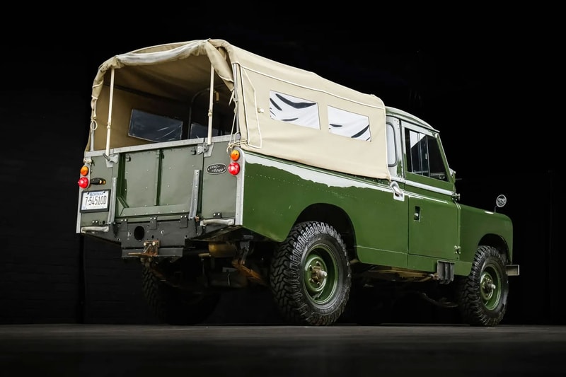Daniel Craig and Rachel Weisz Want You to Own Their Rare 1959 Land Rover 109 Series II Pickup auction block bring a trailer