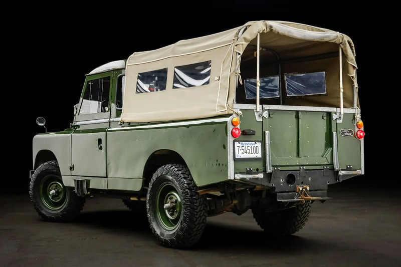 Daniel Craig and Rachel Weisz Want You to Own Their Rare 1959 Land Rover 109 Series II Pickup auction block bring a trailer