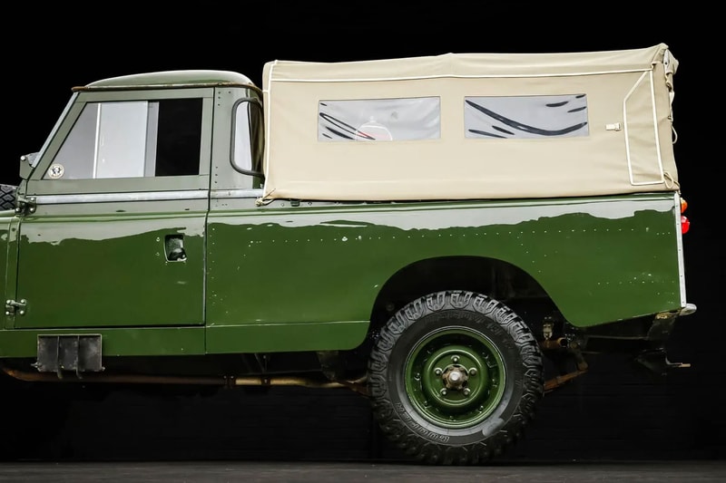 Daniel Craig and Rachel Weisz Want You to Own Their Rare 1959 Land Rover 109 Series II Pickup auction block bring a trailer