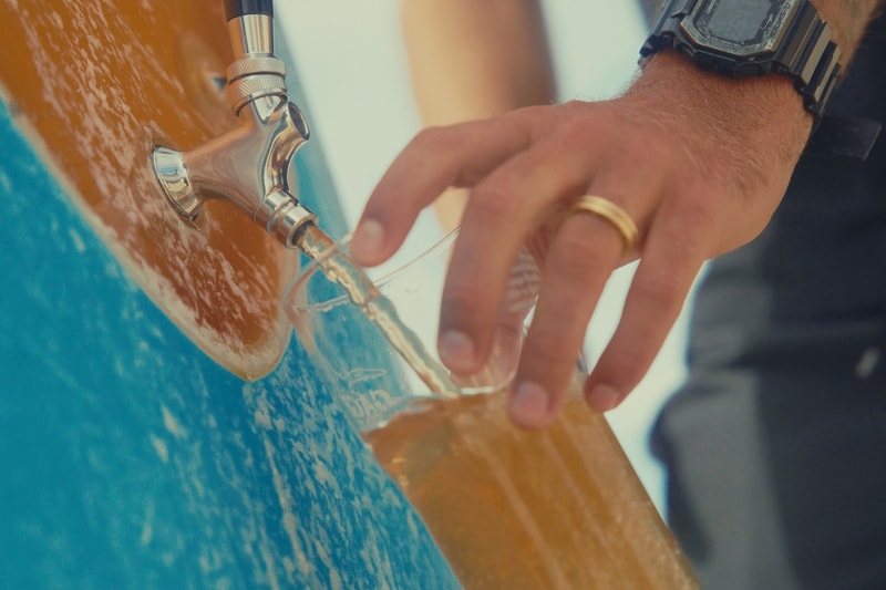 Gage Roads and Jack Robinson Turned a Surfboard Into a Rideable Beer Tap
