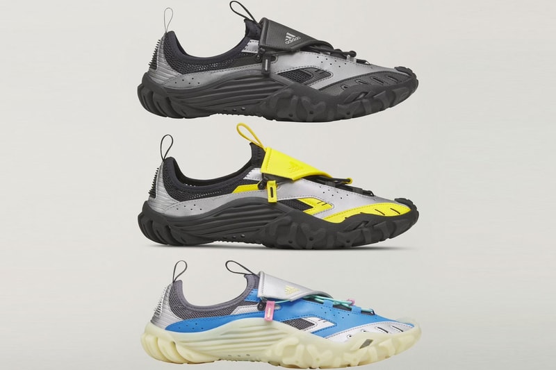 Closer Look at Pharrell Williams' adidas VIRGINIA Watermoc closer look trail to beach shoe velcro