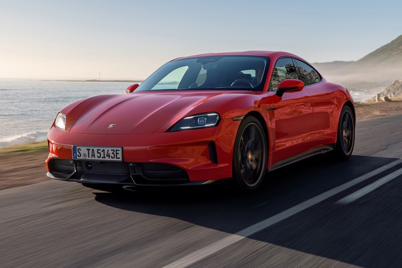 Porsche Taycan electric sedan as Porsche adjusts its EV strategy