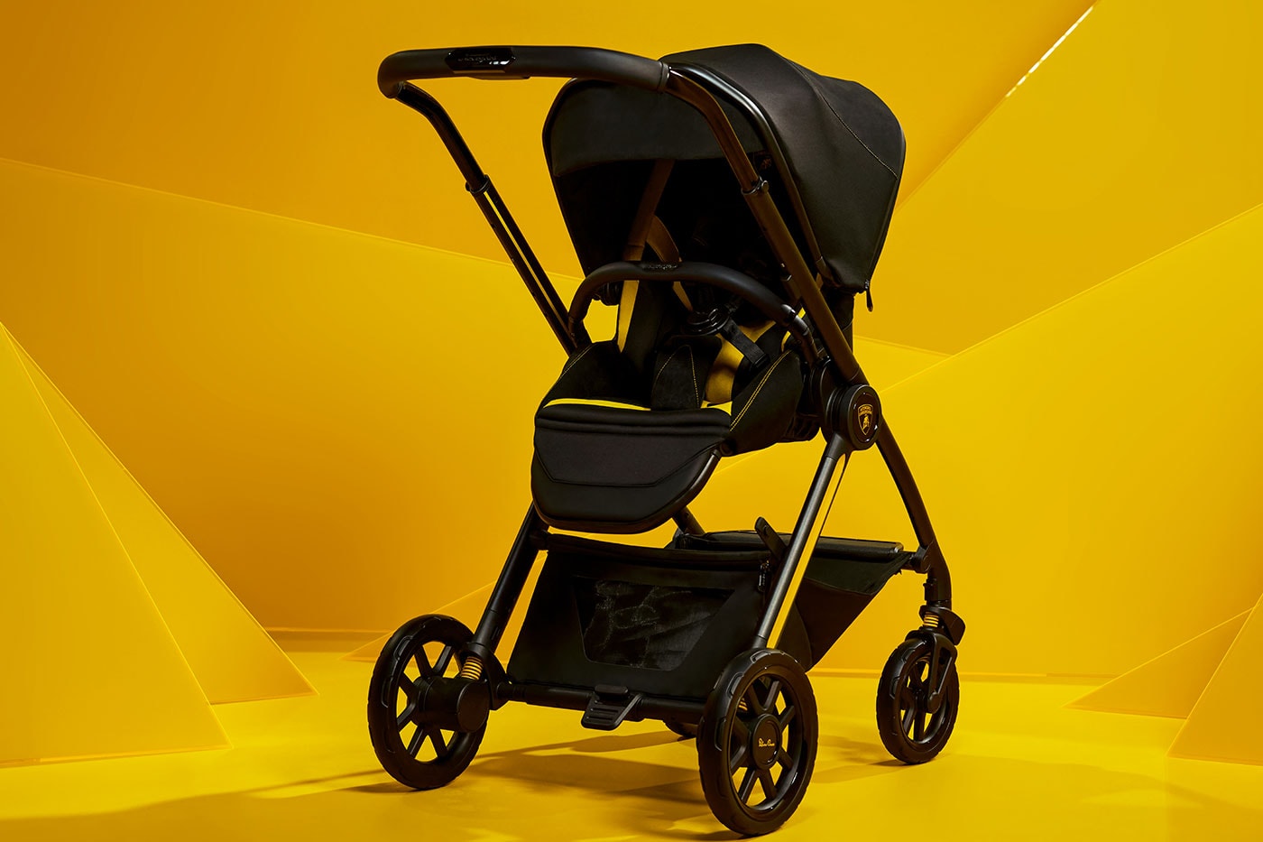 Silver Cross and Automobili Lamborghini Unveil the Reef AL Giallo Super Stroller