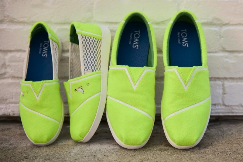 TOMS Turns Its Alpargata Into a Wearable Tennis Ball