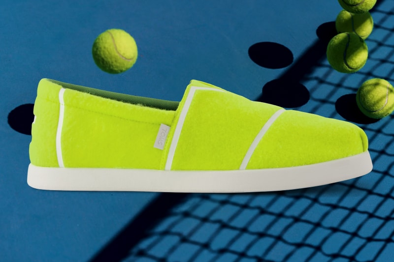 TOMS Turns Its Alpargata Into a Wearable Tennis Ball
