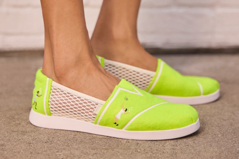 TOMS Turns Its Alpargata Into a Wearable Tennis Ball