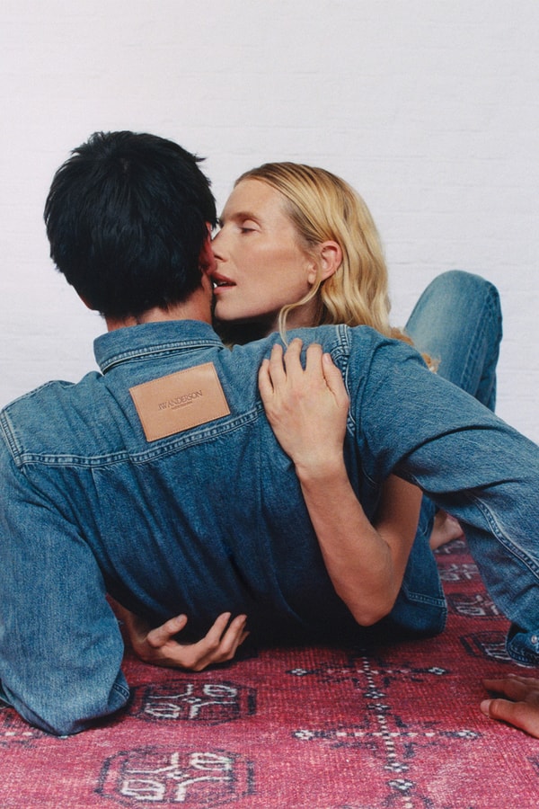 JW Anderson Twisted Denim Campaign Starring Dree Hemingway Nick Delli Santi Jonathan Anderson