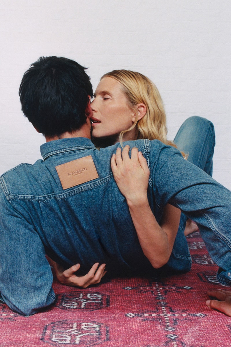 JW Anderson Twisted Denim Campaign Starring Dree Hemingway Nick Delli Santi Jonathan Anderson