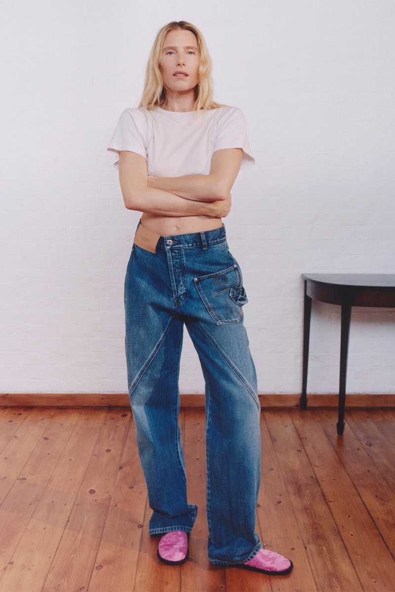 JW Anderson Twisted Denim Campaign Starring Dree Hemingway Nick Delli Santi Jonathan Anderson