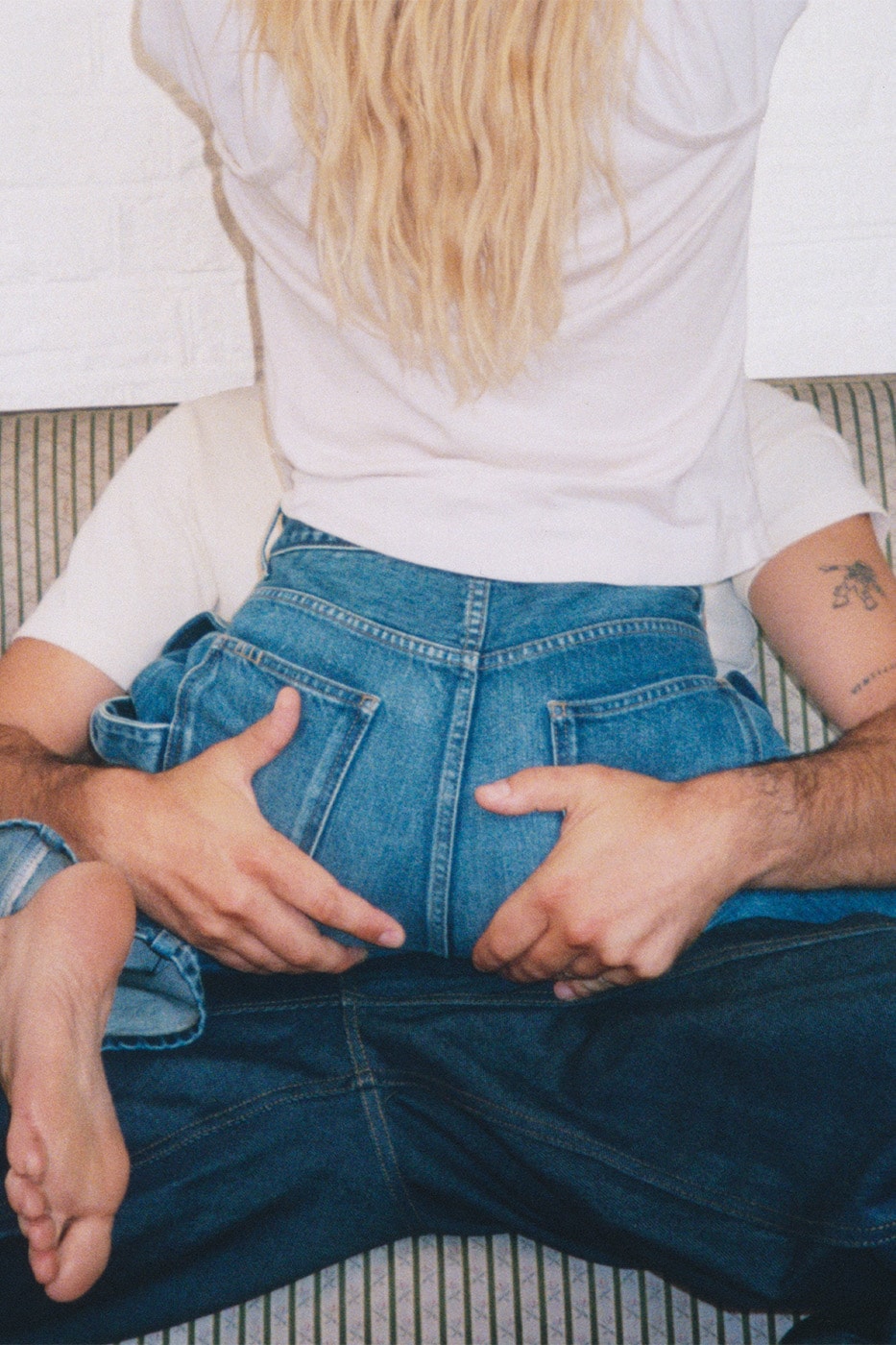 JW Anderson Twisted Denim Campaign Starring Dree Hemingway Nick Delli Santi Jonathan Anderson