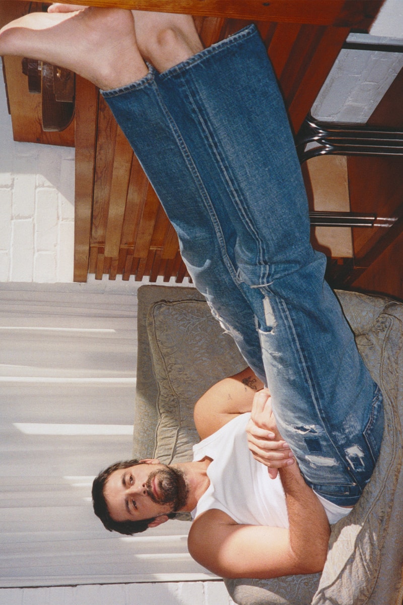 JW Anderson Twisted Denim Campaign Starring Dree Hemingway Nick Delli Santi Jonathan Anderson