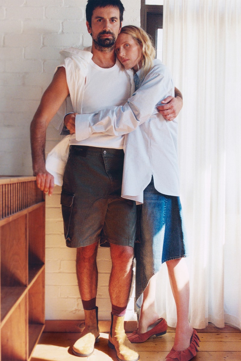 JW Anderson Twisted Denim Campaign Starring Dree Hemingway Nick Delli Santi Jonathan Anderson